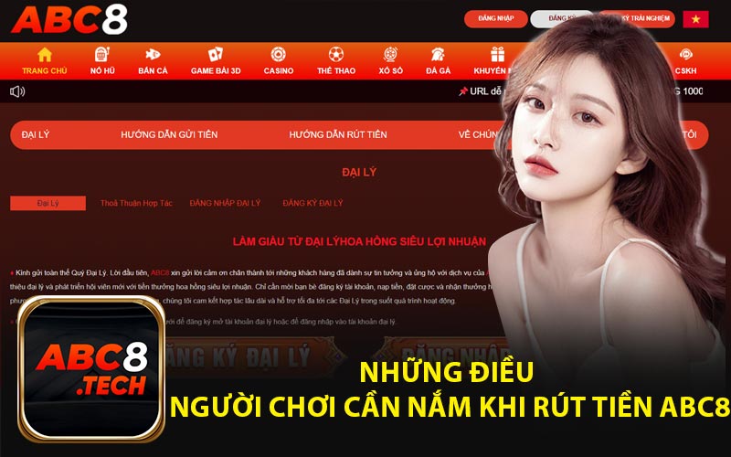 Những Điều Người Chơi Cần Nắm Khi Rút Tiền ABC8